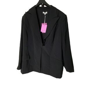 NEW Sergio Hudson Target Black Blazer women's size 2X NWT